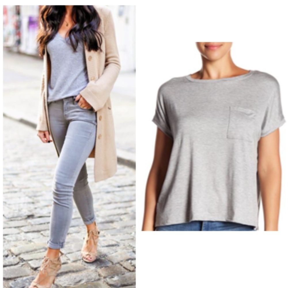 ⚡️SALE⚡️100% Cotton Ultra Soft Gray Tee